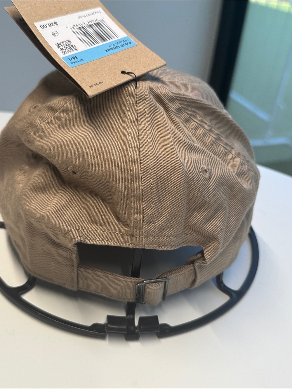 Nike Men’s Club Cap - Tan with White Swoosh - Picture 7 of 10